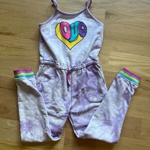 Appaman purple tie dye jumpsuit / romper 10